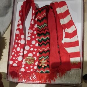 DIY BUNDLE OF 3 DOLL TEDDY BEAR 🧸 SCARVES Polka Dot, Chevron Striped 2019-2022